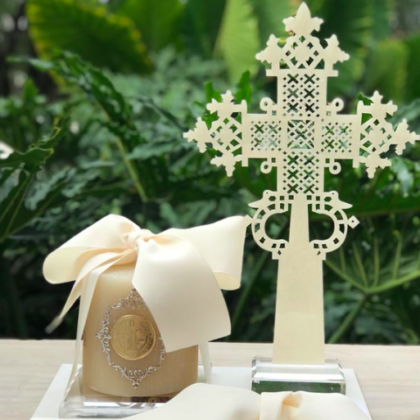 Cirio San Benito con Cruz Nacarada