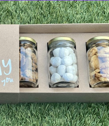 Caja con 3 botes mix
