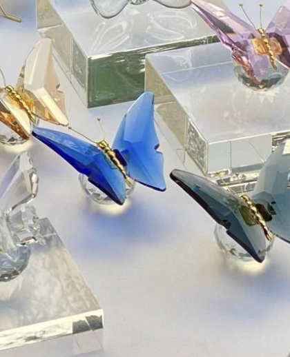 Mariposas cristal
