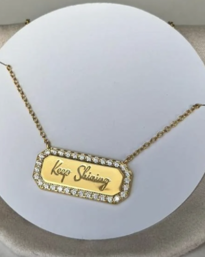 Collar “Keep Shining”
